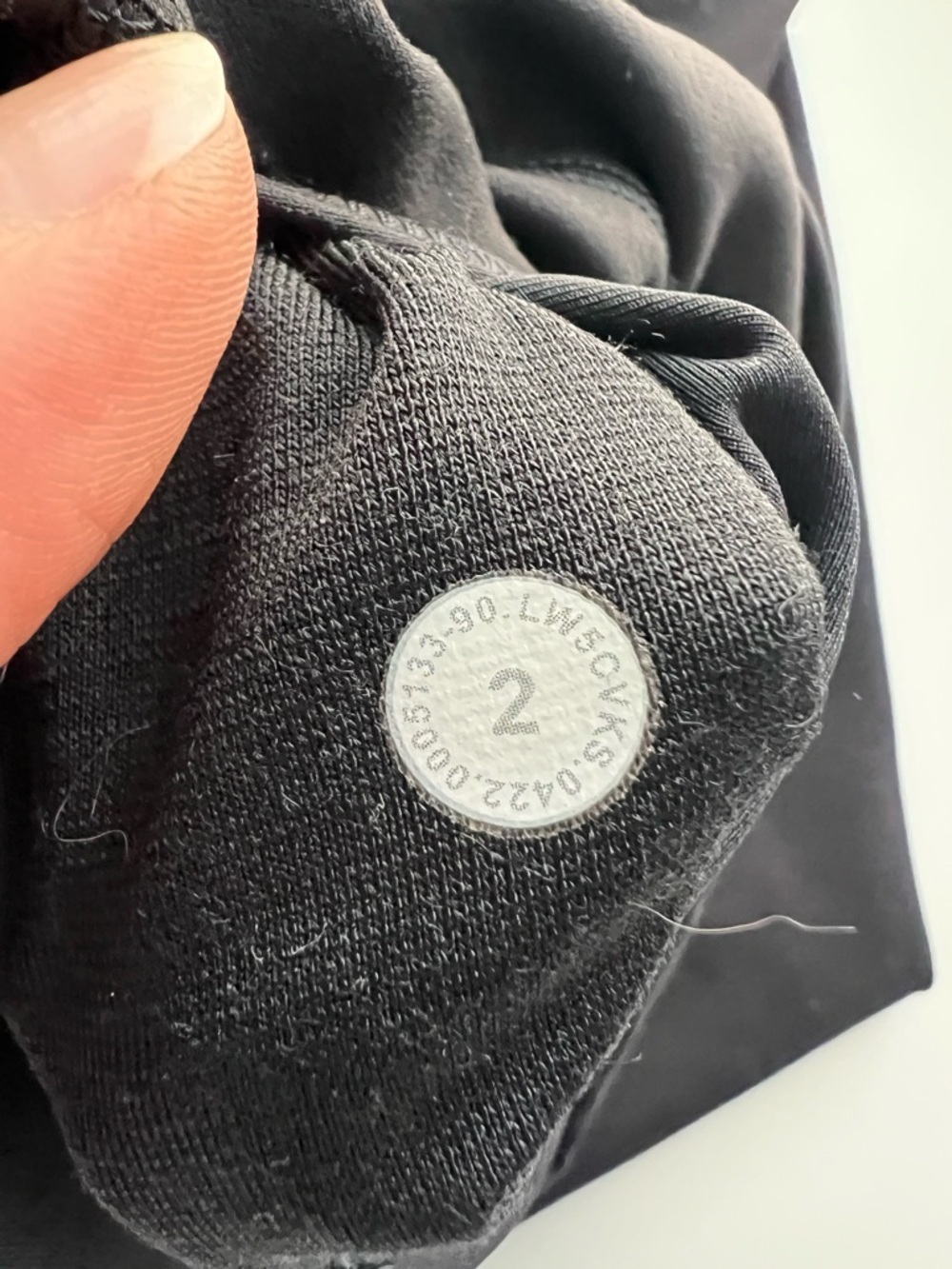 Lululemon Wunder Train High-Rise Tight 25" Special Edition Embossed Black Size 2 - Picture 8 of 8